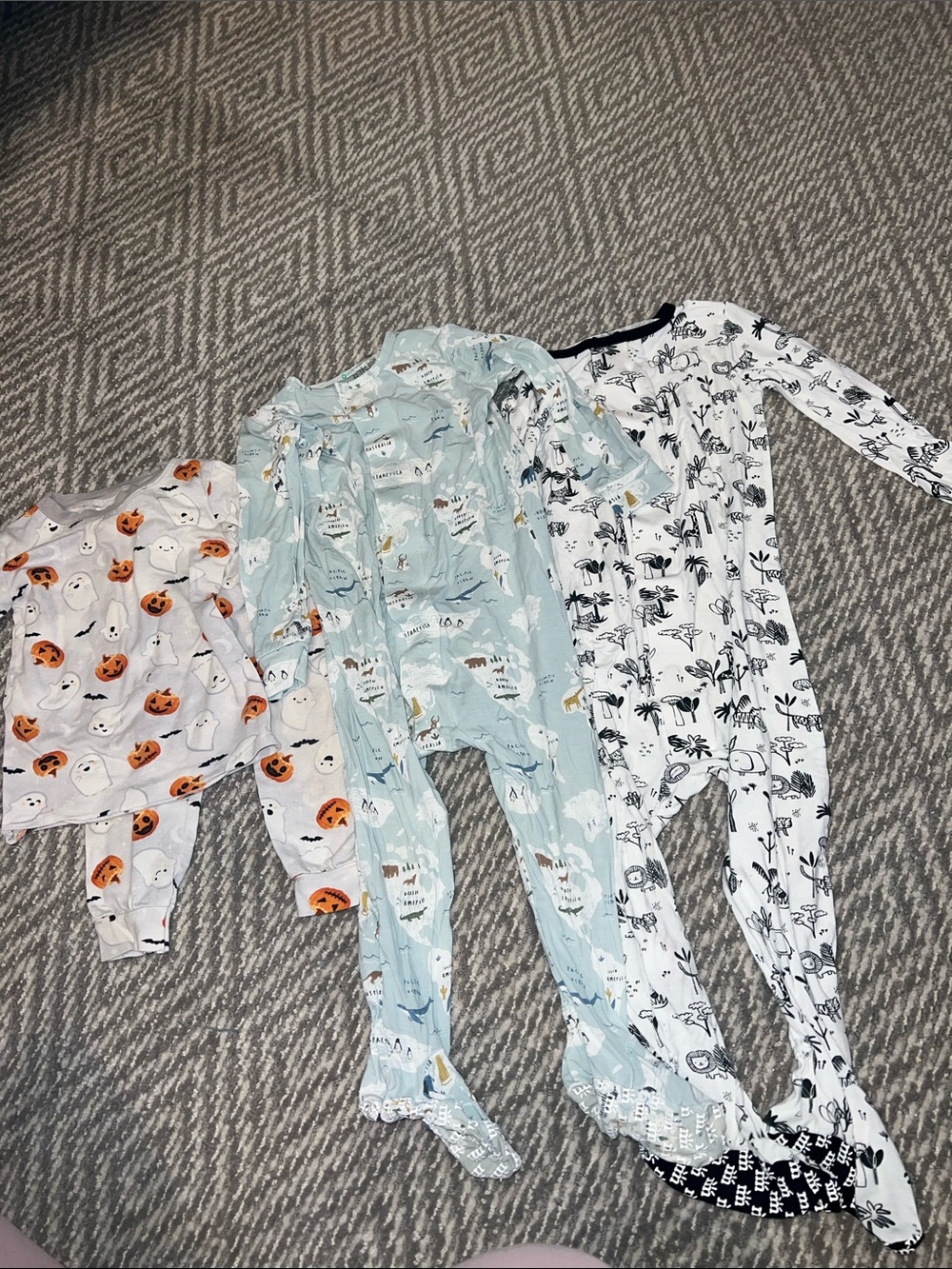 Magnetic Me Baby Footed One-Piece Pajamas and Esme Halloween Two-Piece